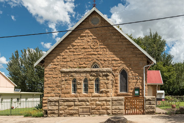 Fototapeta na wymiar Methodist Church in Ficksburg in the Free State Province