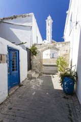 Fototapeta na wymiar Archangelos Mikhael Church at Kyrenia