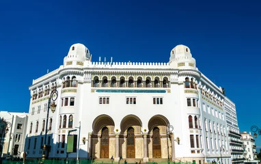 Deurstickers Algerije Grand Poste Office of Algiers, a neo-Moorish building in Algeria
