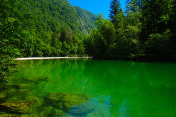 river with clear water