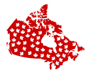 canada world map 1