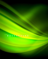 Neon holographic fluid color wave for web, wallpaper, pattern, texture and background