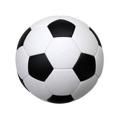 Fototapeta premium soccer ball on white