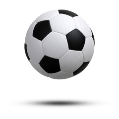 Obraz premium soccer ball on white