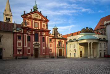 Fototapeta na wymiar Basilica of St. George in Prague