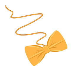 Cartoon paper bow cat toy