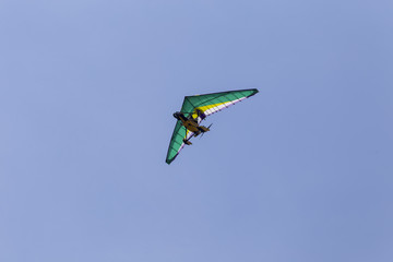 Deltaplan in the sky