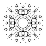"Mandala Fledermaus" Stockfotos und lizenzfreie Vektoren ...