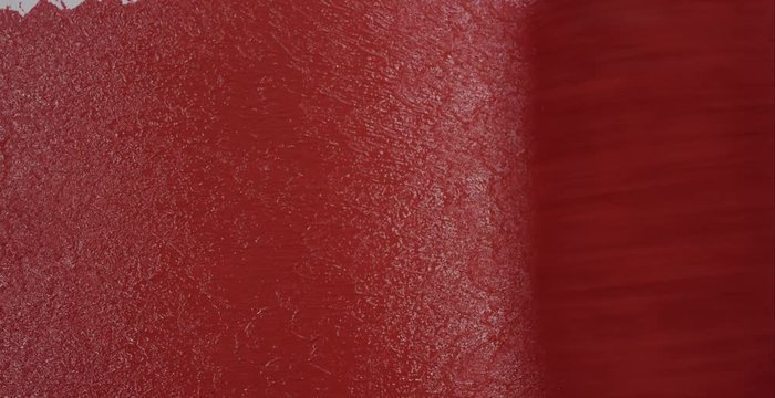 Wand rot streichen