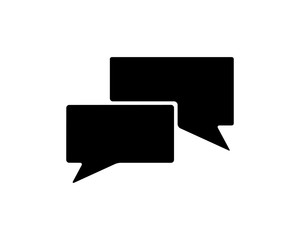 Fototapeta premium chat icon design round illustration,glyph style design, designed for web and app