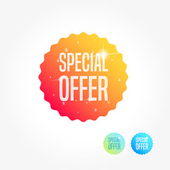 Special Offer Commercial Shopping Label
