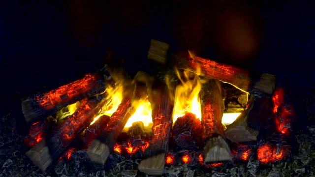 Electric fireplaces with built-in evaporator converts water into steam, which simulates smoke close-up. Model with 3D effect. Modern smart ecological alternative technologies. Energy saving innovation
