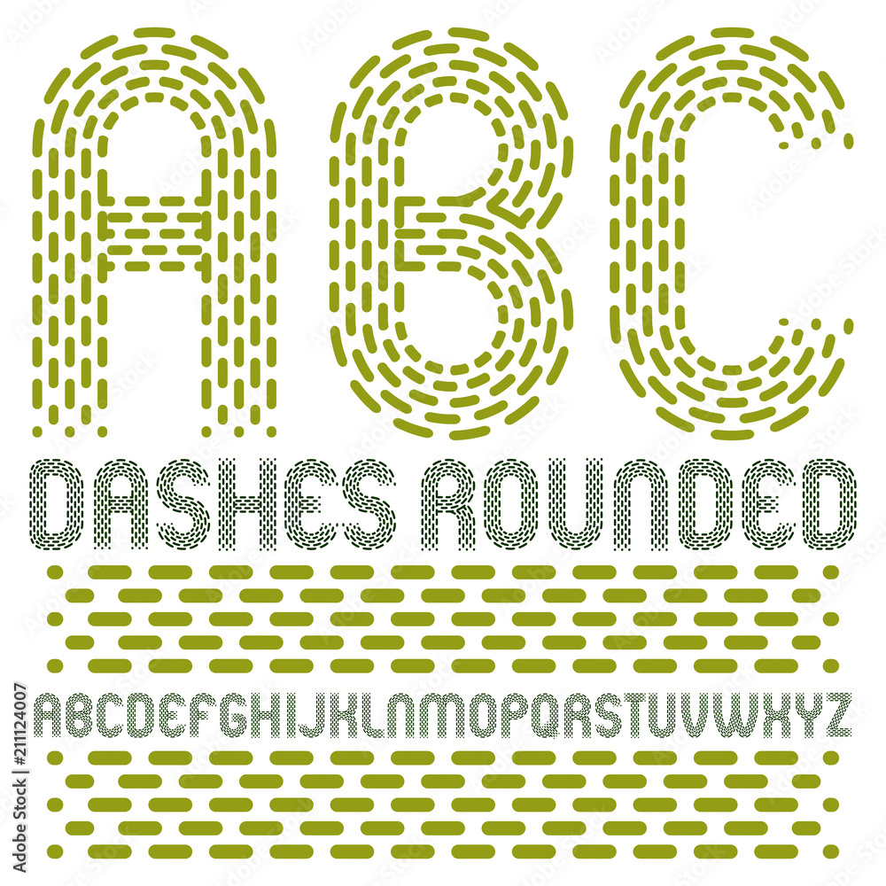 Poster vector elegant upper case english alphabet letters, abc collection. rounded bold retro font, typescr