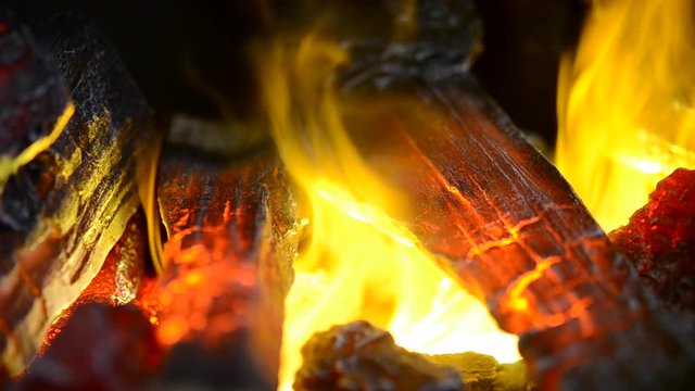 Electric fireplaces with built-in evaporator converts water into steam, which simulates smoke close-up. Model with 3D effect. Modern smart ecological alternative technologies. Energy saving innovation