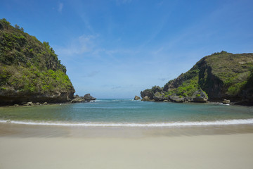 Cove with white sands