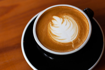 Backgrounds of Latte coffee.