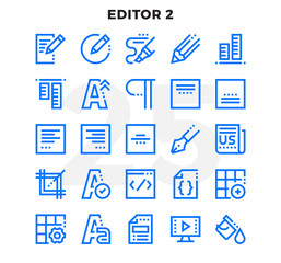Dashed Outline Icons Pack for UI. Pixel perfect thin line vector icon set for web design and website application.
