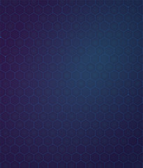 background blue and purpule gradient hexagon. Modern technology pattern