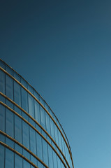 Abstract photography of an modern building architecture