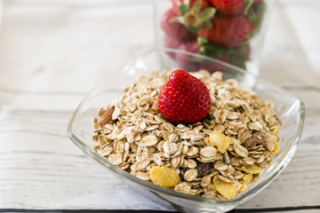 Strawberry and cereal