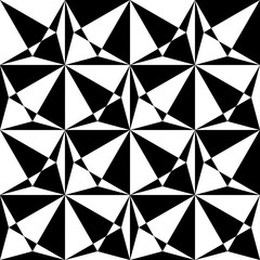 OPTIC ART SEAMLESS VECTOR PATTERN. ILLUSION MONOCHROME TEXTURE. STIPED LINES GEOMETRIC BACKGROUND