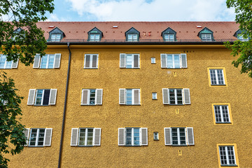 Munich, Germany - June 09, 2018: Building of Borstei Museum in Munich, Germany.
