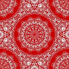 Unique, abstract floral color pattern. Seamless vector illustration. For design, wallpaper, background, print