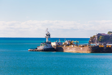 Tug at Freight Dock