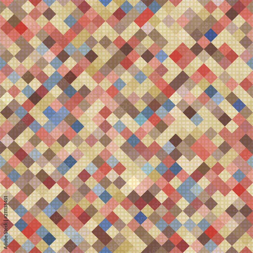 Poster seamless geometric pattern with texture. vector illustration
