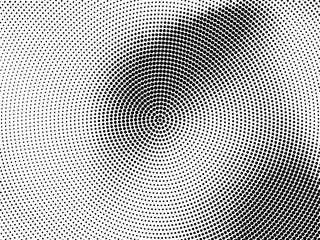 Halftone pattern Digital gradient with dots. Futuristic panel. Vector illustration