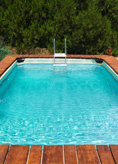 Fototapeta na wymiar Outdoors swimming pool
