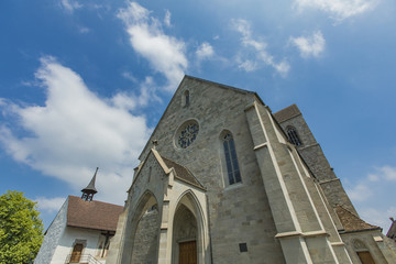Fototapeta na wymiar Saint John parish church in Rapperswil, Switzerland