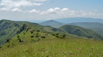 Naklejka premium Scenic views in the Olororka Mountain Range, Kenya