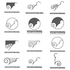 
an illustration consisting of an image of a chisel plowing a tree and the inscription 