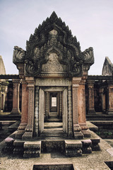 Naklejka premium Prasat Phra Wihan, Preah Vihear, Si Sa Ket, Thailand, Ancient City , Ancient Siam, Muang Boran