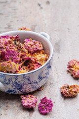 Flower tea rose buds