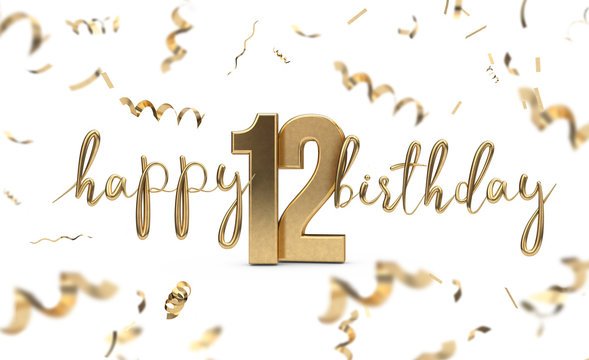 Happy 12Th Birthday Images – Browse 2,478 Stock Photos, Vectors, and Video  | Adobe Stock