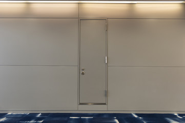 sidewalk by street wall & door