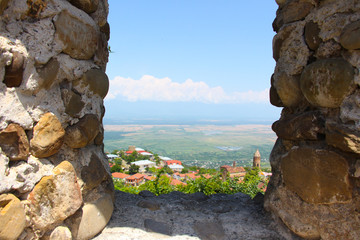 View through Rocks
