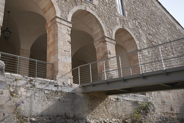 Cosenza, Italy - June 12, 2018 : View of Normanno-Svevo castle