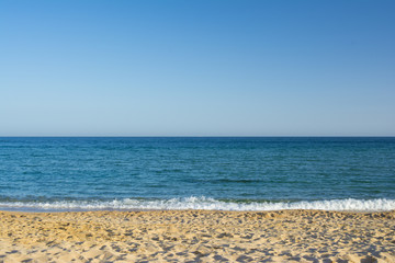 Fototapeta na wymiar Mediterranean sea in Costa Brava, S'Agaro,Catalonia,Spain.