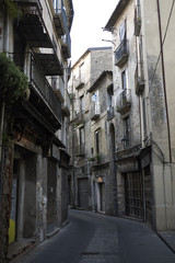 Cosenza, Italy - June 12, 2018 : View of Old Cosenza (Cosenza Vecchia)