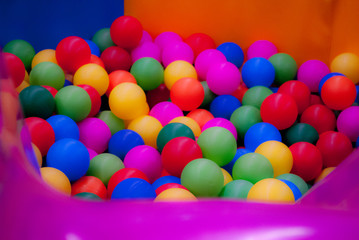 Fototapeta na wymiar many colored balls