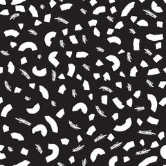 Abstract Pattern. Black and White. Seamless. Vector.