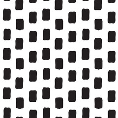 Abstract Pattern. Black and White. Seamless. Vector.