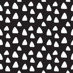 Abstract Pattern. Black and White. Seamless. Vector.