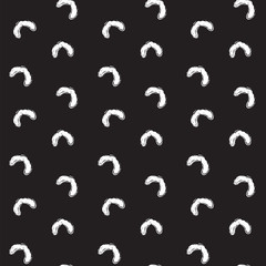 Abstract Pattern. Black and White. Seamless. Vector.