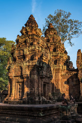 Fototapeta na wymiar Kambodscha - Angkor - Banteay Srei Temple