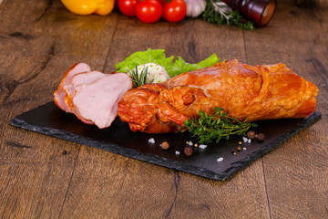 Smoked pork meat