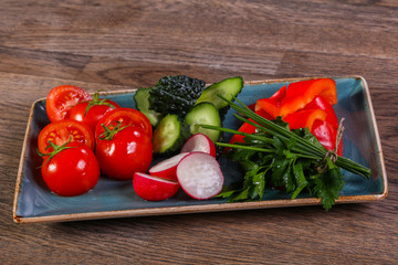 Fresh seasonal vegetables